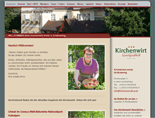 Tablet Screenshot of kirchenwirt-ahrer.at